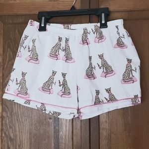 Toss Designs Cheetah Champaign Pajama Shorts